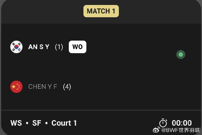 九游用户空间-陈雨菲赛前退赛，安洗莹晋级马来西亚羽毛球公开赛女单决赛
